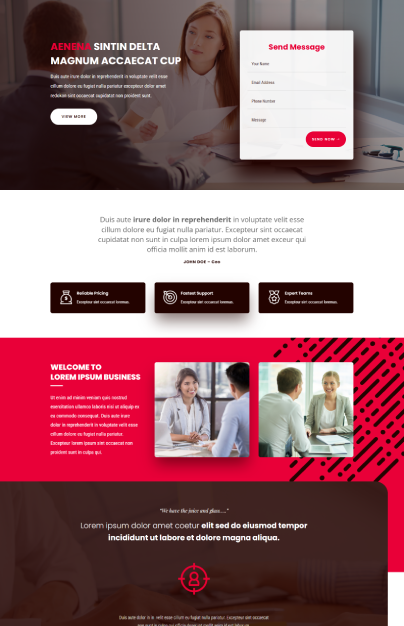 business divi layouts