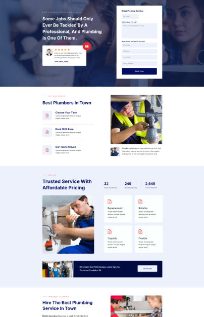 plumber-1 Divi Magic WP themes